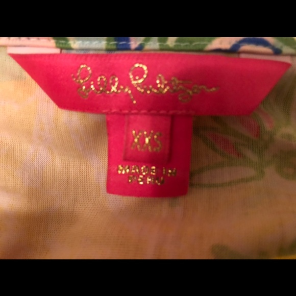 New LillyPulitzer Spaghetti Floral Tropical Dress w/ Tassel Tie Back Detail - Picture 6 of 6